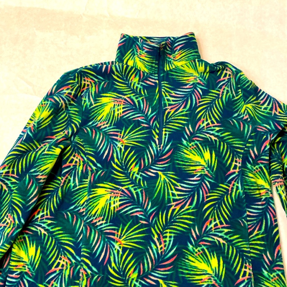 Lands End fleece 3/4 zip size M